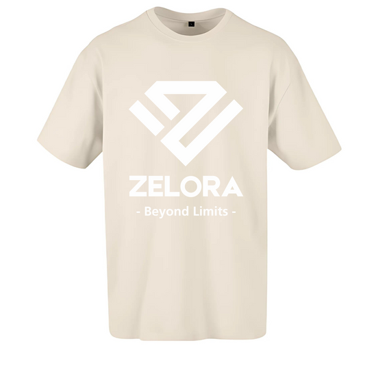 Oversized T-shirt ZELORA "Pulse" LIGHT SAND